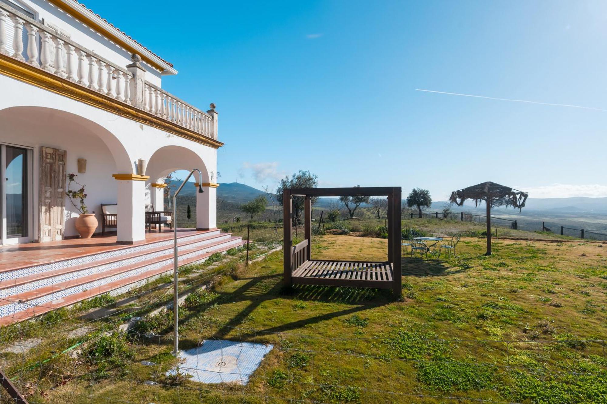 Вілла Cortijo Los Tomillares Guadalcanal Екстер'єр фото