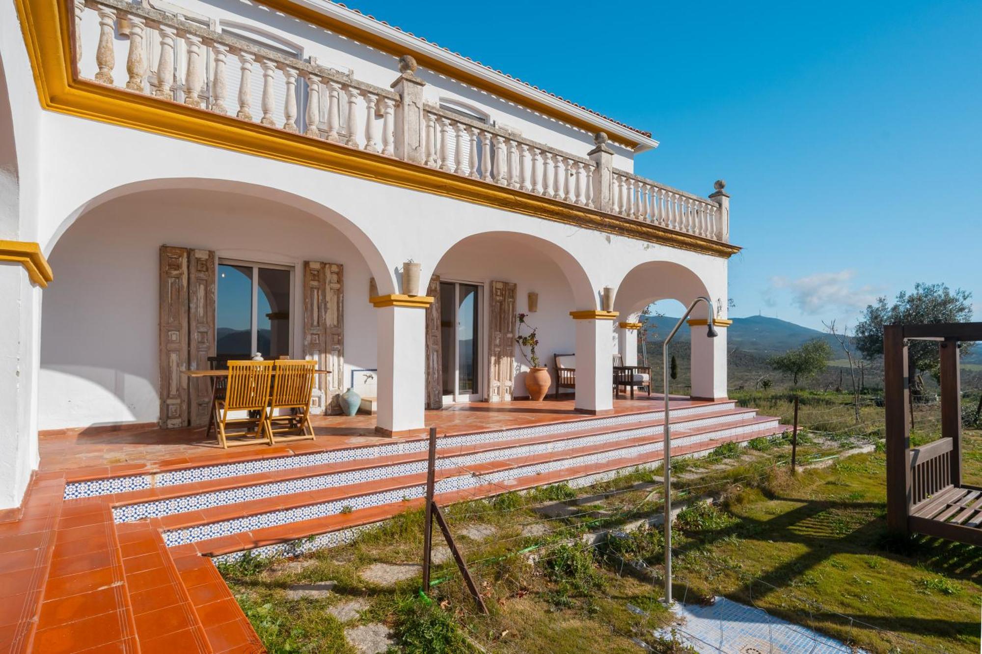 Вілла Cortijo Los Tomillares Guadalcanal Екстер'єр фото